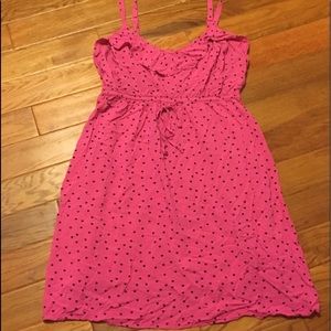 Pink and blue heart dress